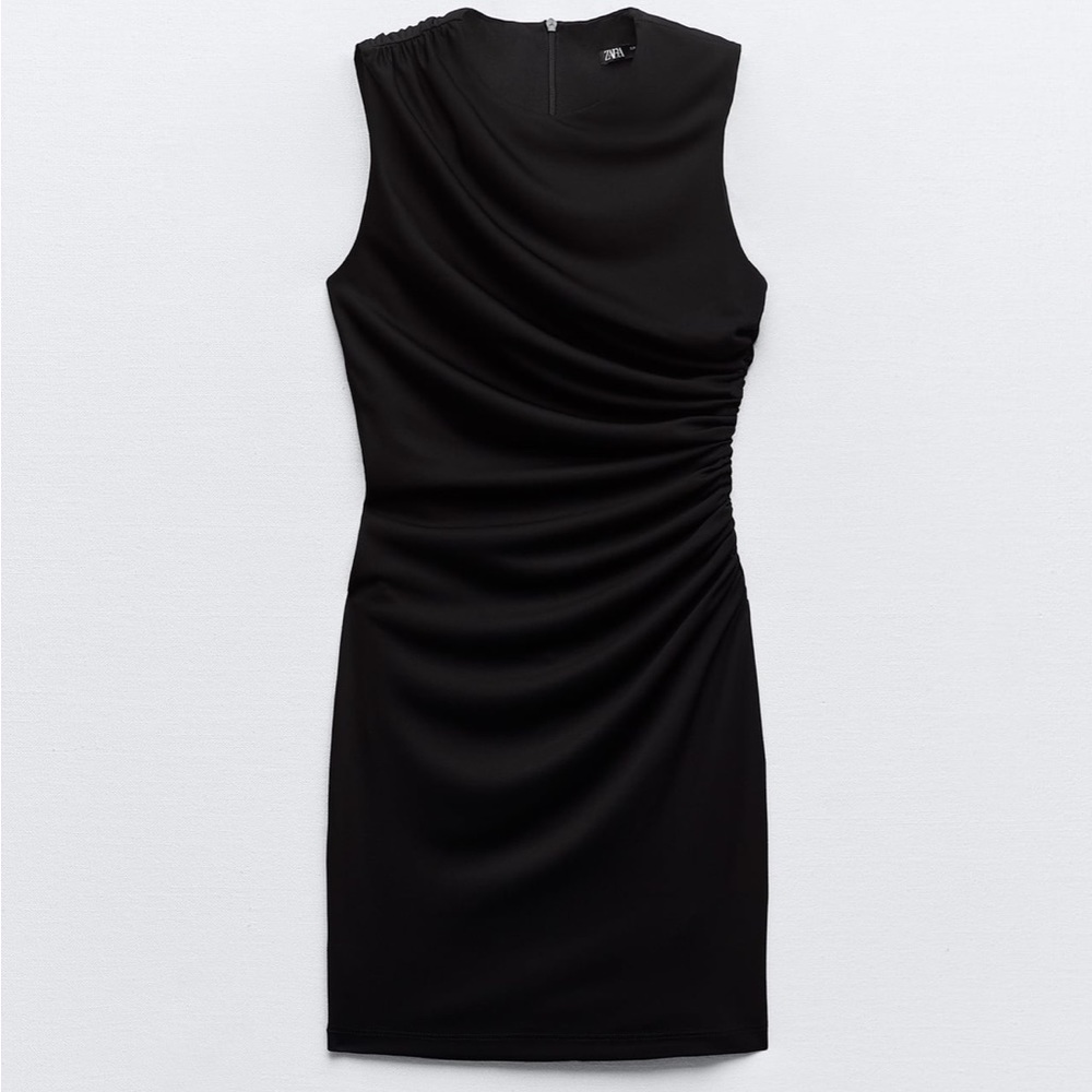 Gathered Short Dress